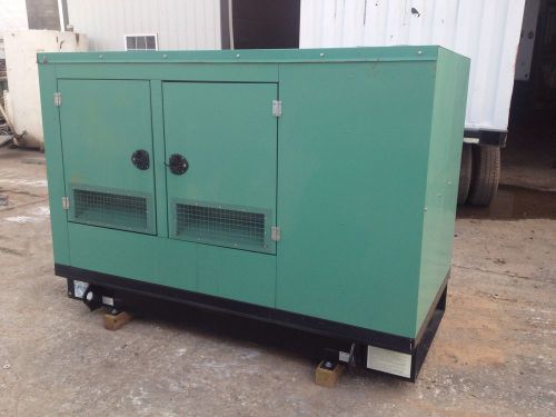 2004 cummins / onan genset, enclosed, sound attenuated, with base fuel tank for sale