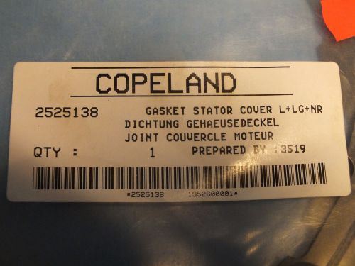 COPELAND, 2525138, Gasket stator cover, New