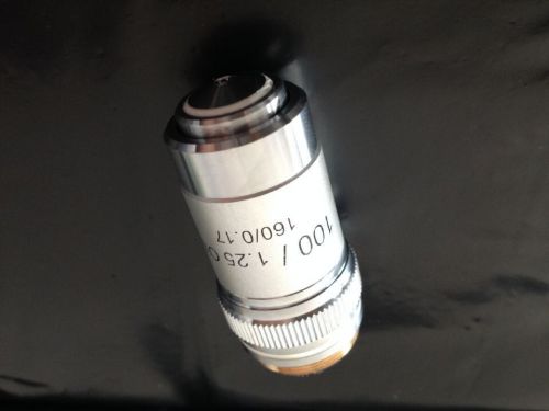 1.25 NA 195 100x oil Achromatic Objective Lens for Biological Microscope