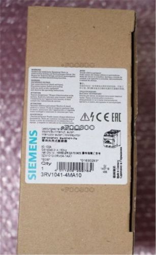 1pcs new siemens motor protection circuit breaker 3rv1041-4ma10 for sale