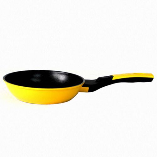 Kitchen-art arte color diamond coated fry pan cookware 20cm yellow for sale