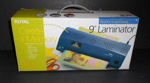 Royal PL2100 ~  9&#034; Laminator ~ New in Box ~ Ideal for Scrapbooking ~