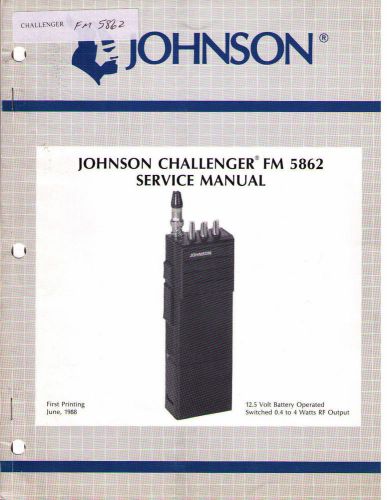 Johnson Service Manual CHALLENGER FM 5862