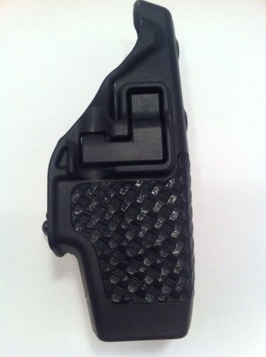 Blackhawk x26 taser holster right handed basketweave 4 duty belt, safety button for sale