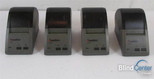 Lot of 4 Axiohm A711 Logosoft Thermal Printer SKGG420U/A - FREE SHIPPING