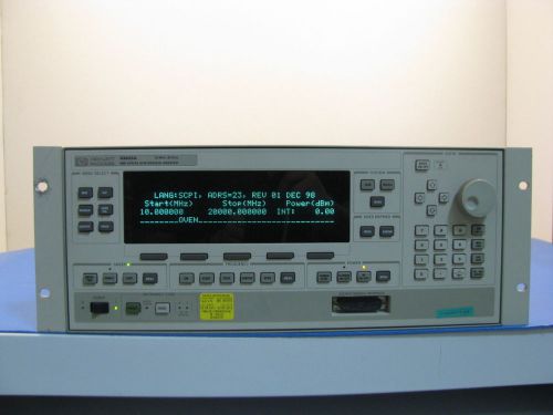 Agilent 83623A Synthesized Sweeper, 10 MHz to 20 GHz, OP. 001, 004, 008