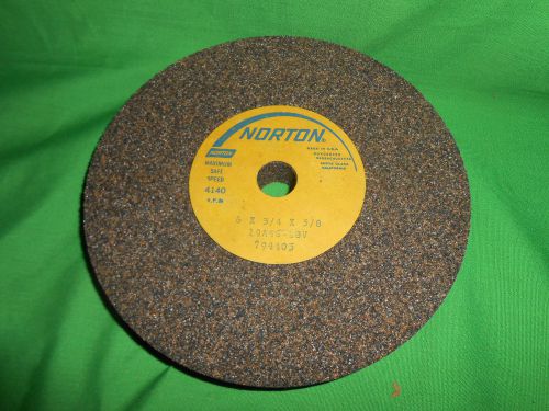 Norton 6 x 3/4 x 5/8   19A46-L8V  Bench Grinding Wheel  Made in USA