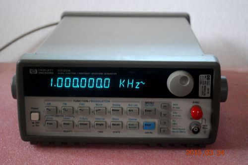 Hp 33120a 15 mhz function / arbitrary waveform generator for sale