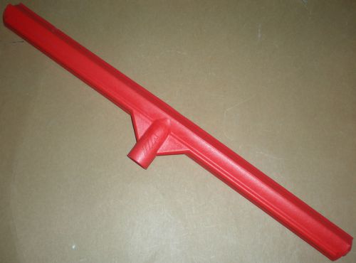 VIKAN HYGIENE FLOOR SQUEEGEE RED MOLDED PLASTIC INDUSTRIAL COMMERCIAL HOSPITAL