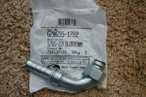 Gates 90 degree hydraulic fitting.  Part #G20655-1222