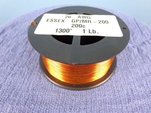 26 AWG...Enameled Magnet Wire.....200c..1 lb..26 ga..ESSEX...FREE  SHIPPING