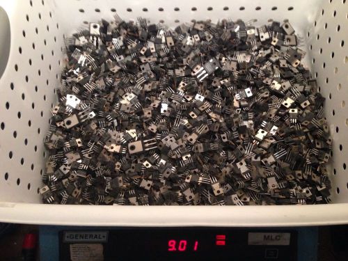 Lot of 8 pounds various scrap semiconductor voltage regulators
