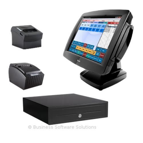 One station zenis all-in-one touch restaurant point-of-sale pc system aio pos for sale