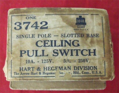 Ca 1920 1930 Ceiling Pull Switch.. a must for collectors of electrical hardware