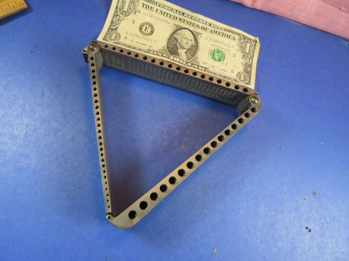 Vintage the acorn line machinist tri-fold drill bit index stand 1-60 - usa - vgc for sale