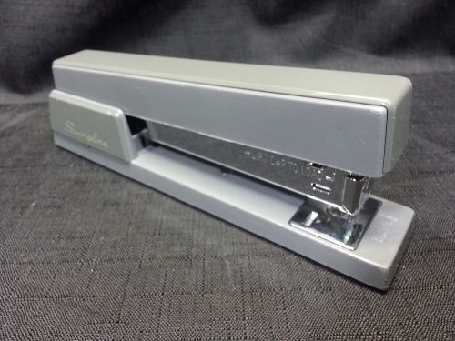 Vintage gray swingline stapler 767 usa made - works great! retro deco rare model for sale