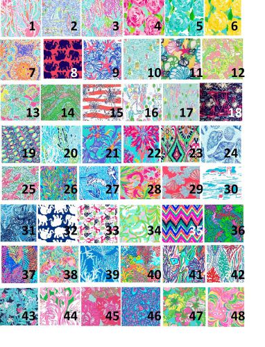 Lilly Pulitzer Inspired Indoor/outdoor Adhesive Vinyl 8.5x11 Sheets