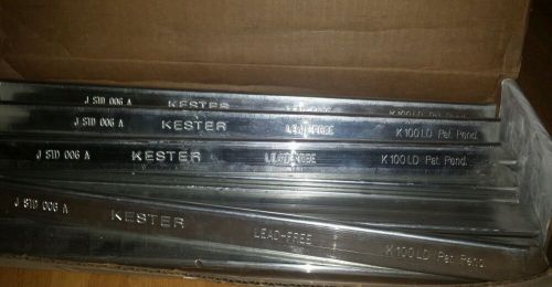 Lot of 10 bars- kester k100ld lead-free solder bars 04-9574-0050 for sale