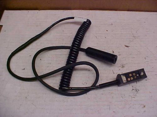 motorola new ht220 mt500 fire dept aircrew headset adapter cable 0803887-01 x93