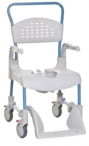 Etac Clean Shower Chair 19 1/4&#034;- 49cm, Blue Frame