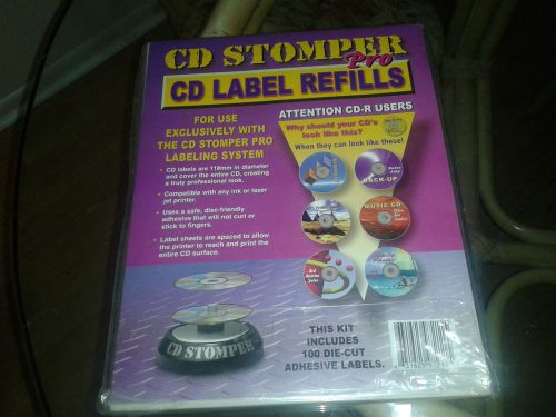 CD Stomper CD Label Refills   NIP
