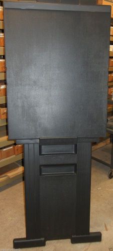 Used quartet duramax presentation easel, 72 inch high, black 200e for sale