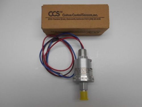 CCS / CUSTOM CONTROL SENSORS, PRESSURE SWITCH, MODEL 611G8003, FS 20PSI