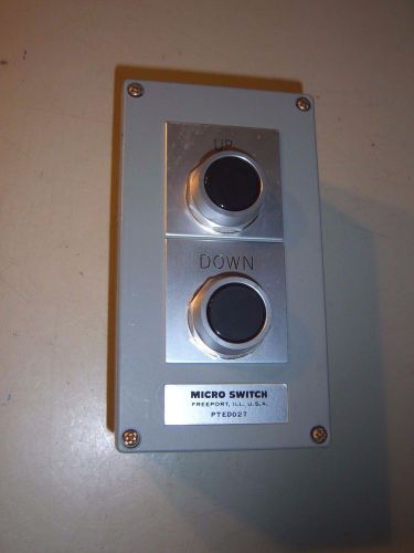 New 2 Button Micro Switch Commercial Garage Door Switch