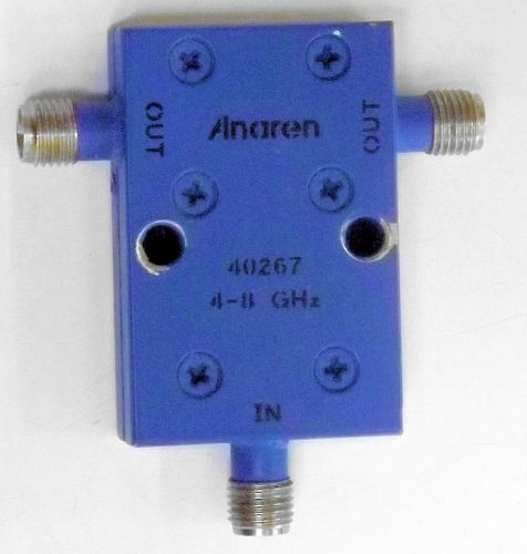 Anaren 40267 2-way power divider 4.0 to 8.0 ghz for sale