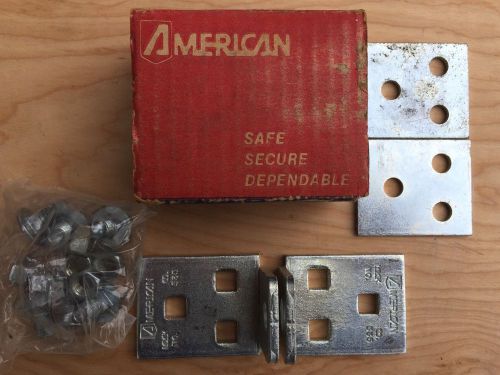 American Lock A535 Heavy Duty Angle Hasp With Back Plates And Mounting Bolts