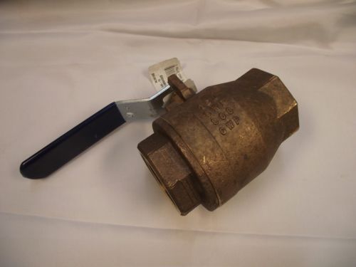Nibco - 2&#034; ball valve - bronze 150 swp 600 cwp threaded ball valve for sale