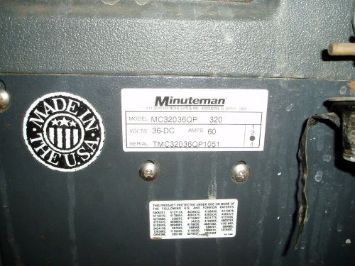 Minuteman 320 automatic floor scrubber