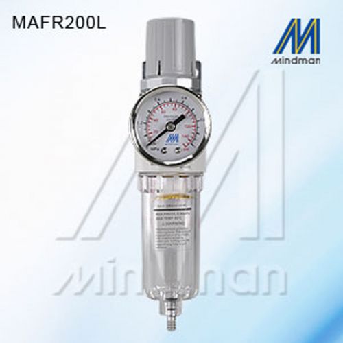 MAFR200L-8A-NPT Air Filter/Regulator 1/4&#034;  with Gauge Mindman Pneumatics