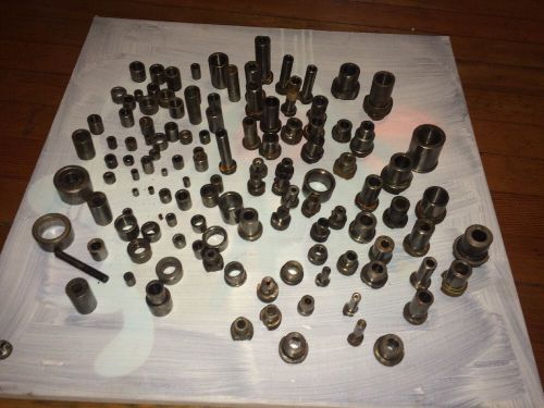 Machinist Miscellaneous Brand &amp; Size Drill Bushing Guide Jig Lot Of 100+ Pieces
