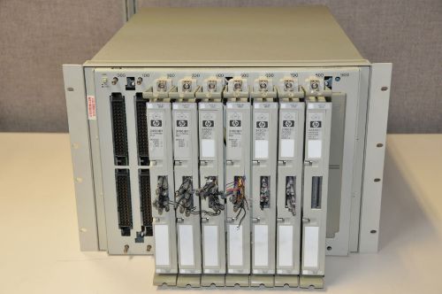 HP AGILENT KEYSIGHT 3235A Switch/Test Unit with 4 HP34503 General Purpose relays