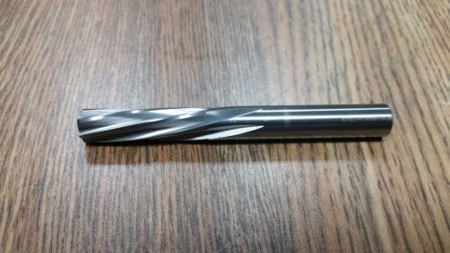 .3778&#034; 6 FLUTE Solid Carbide reverse spiral Reamer 3.375&#034; flute length 10 MM SK