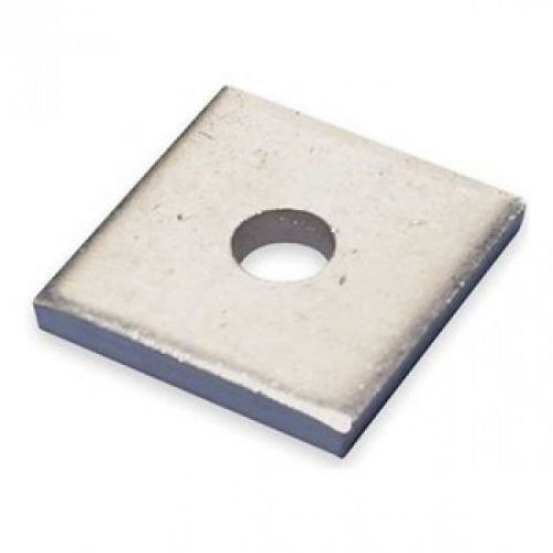 (BOX OF 100)  5/8&#034; Square Washers for Strut Channel, 304 Stainless Steel