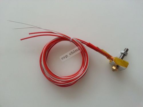 1M heating pipe thermistor 0.4mm nozzle Extruder for Reprap Prusa 3D printer