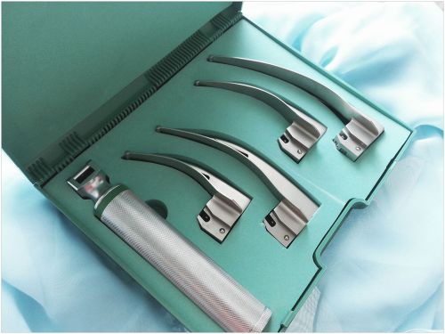 Fiberoptic Macintosh Laryngoscope Blades Set (Anesthesia EMT)