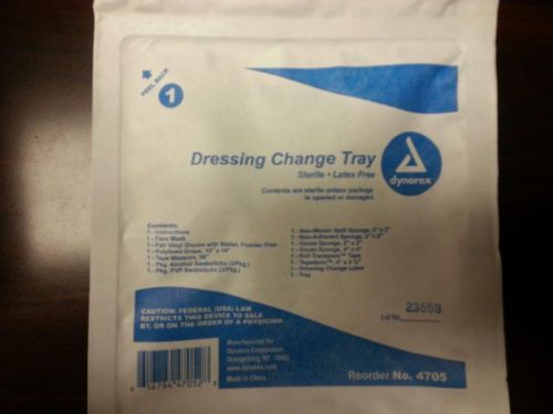 Dynarex Dressing Change Tray Sterile Latex Free #4705