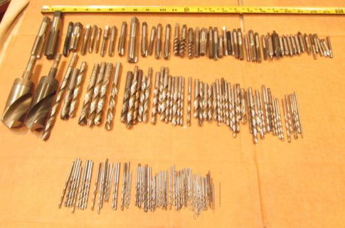 180 + PCS. TOOLING MACHINIST LOT TAPS DRILL BITS CENTER DRILLS