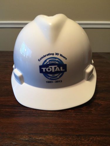 Total Electric Anniversary Hard Hat MSA V-GARD slotted cap ANSI Z89.1 2009