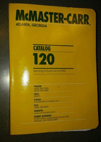 McMaster Carr Catalog 120