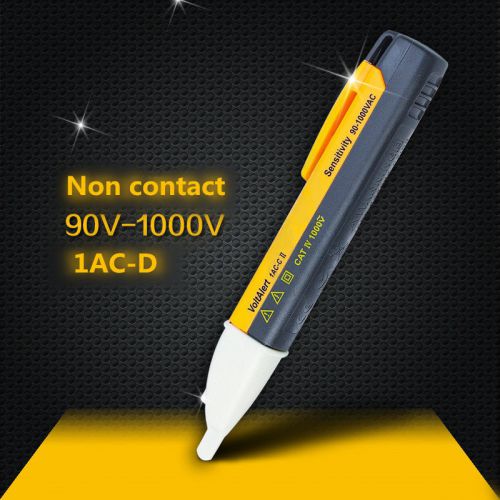 Non-Contact Sensor LED Electric Alert Voltage Detector Tester Pen AC 90~1000V JD