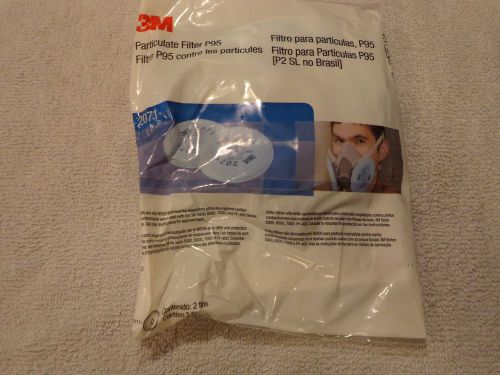 3M #2071 P95 Partic. Filter For 502 Filter Adapter 2Ct