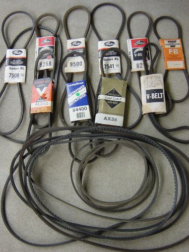 V Belts Lot Gates Optibelt Goodyear Dayco 7508 8268 9500 7541 8215 84400 AX36