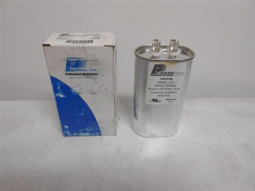 Packard POCF50 Motor Run Capacitor, 50MFD Oval, 440VAC, Rated to 85 Deg C