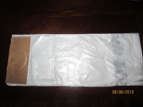 1000 count 7.5&#034; x 21&#034; Clear  poly newspaper bags