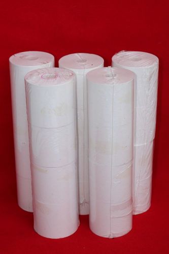 20 rolls ~ adding maching calculator cash register paper 1-ply tape ~ 2.75&#034; for sale