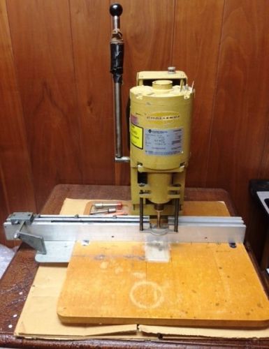 Challenge EBM-1-R Machinery Single Stage Paper Drill